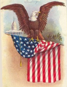 American Eagle Vintage Clipart